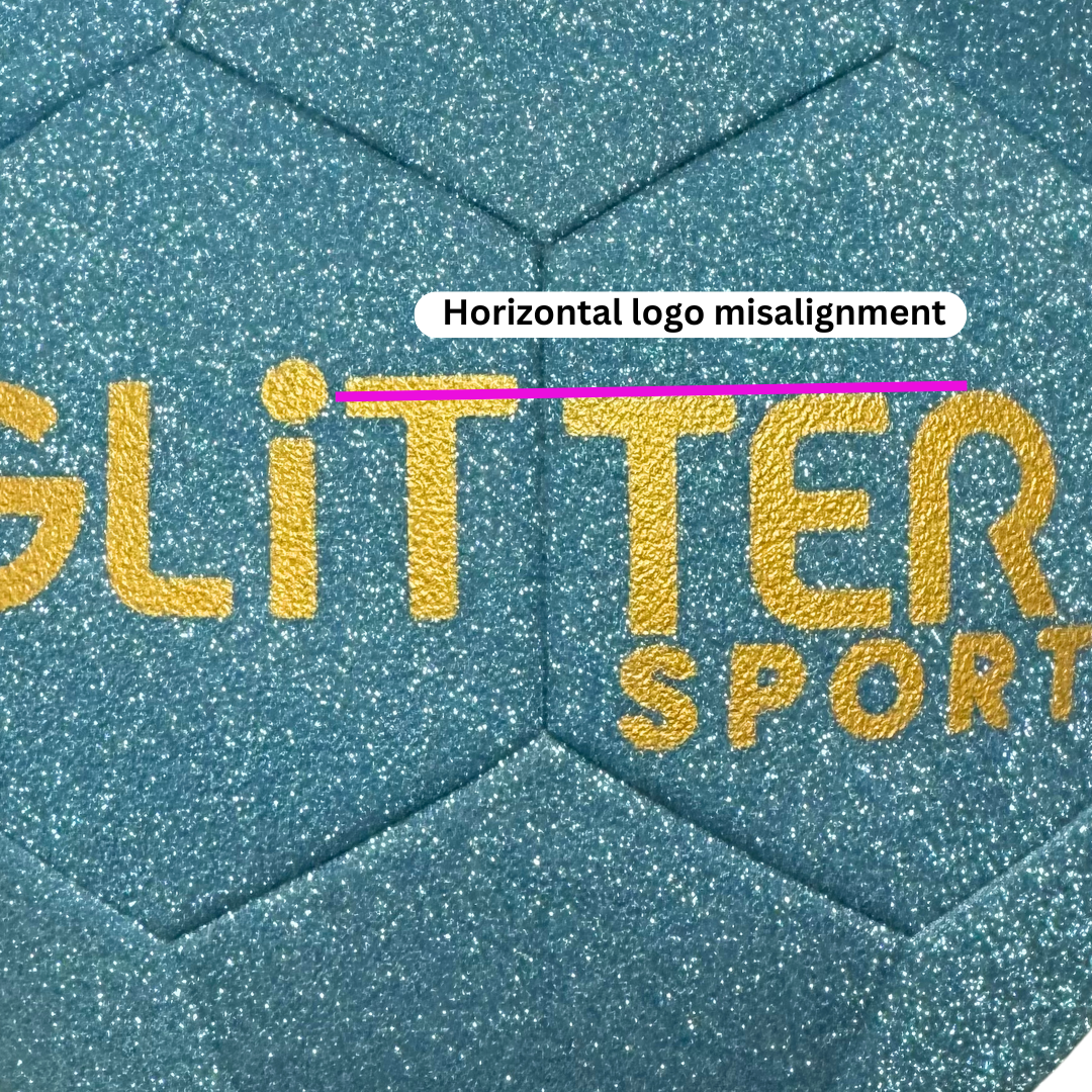 Aquamarine - Glitter Soccer Ball (OUTLET)