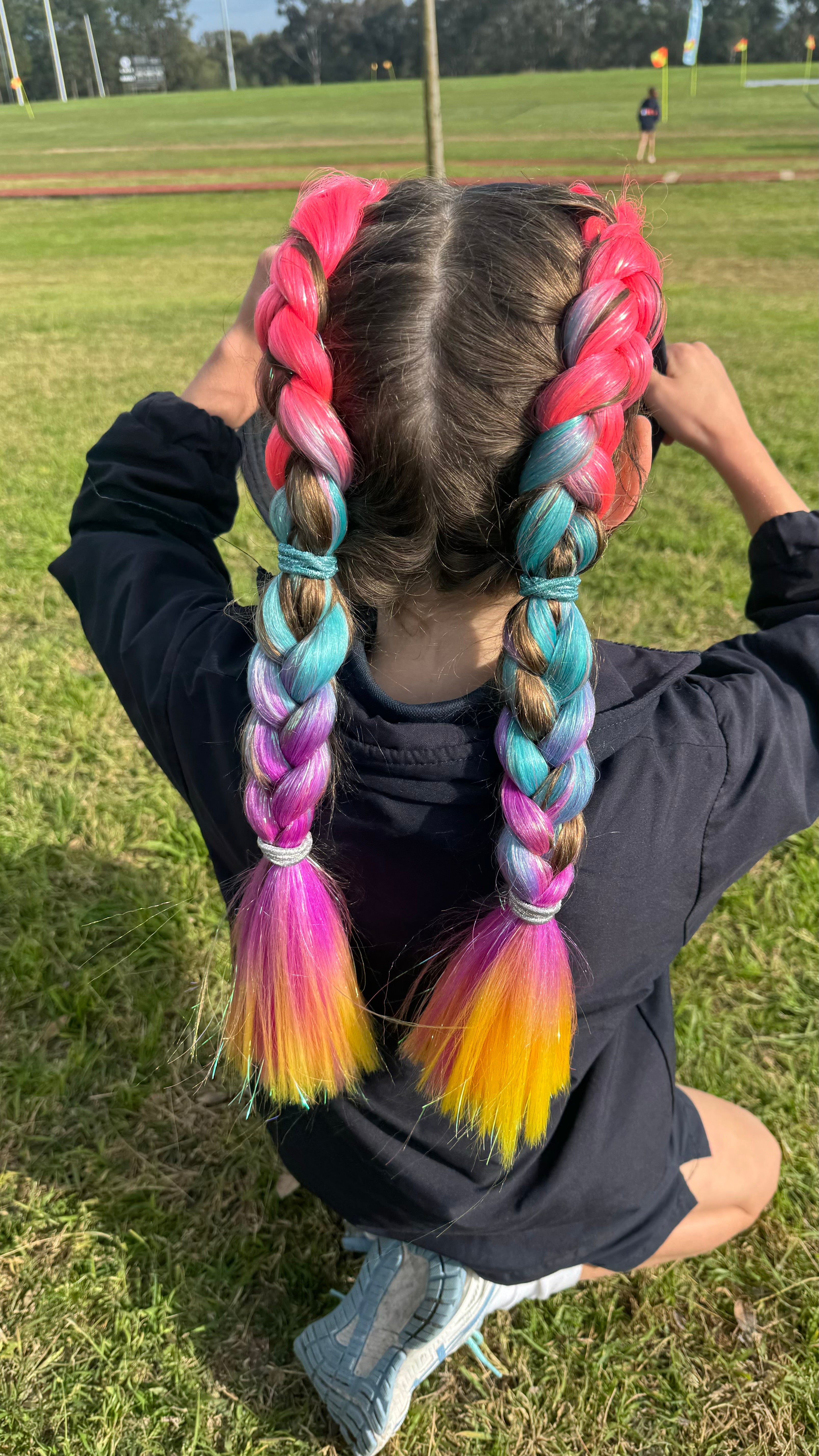 24 Carat - Rainbow Tinsel Braid – Glitter Sports
